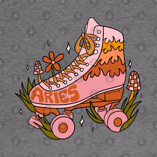 Aries Roller Skate by Doodle by Meg